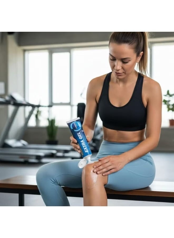 Nutraxin Extra Gel 100 ml, Fast Absorbing Topical Massage Gel for Muscles, Joints and Body Comfort, Cooling and Soothing Formula - Image 2